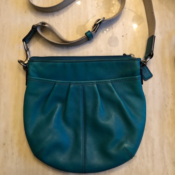 Coach Bags Coach Teal Crossbody Purse Poshmark